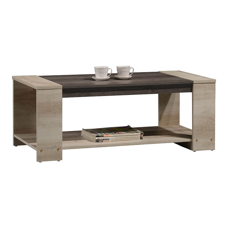 Τραπέζι σαλονιού OLYMPUS pakoworld χρώμα castillo-toro 110x51x42,5εκ