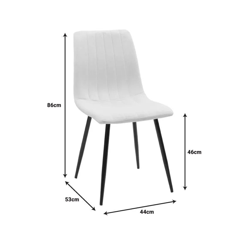 Τραπεζαρία Balou-Noor pakoworld σετ 5τεμ MDF μαύρο-γκρι Φ120x73εκ