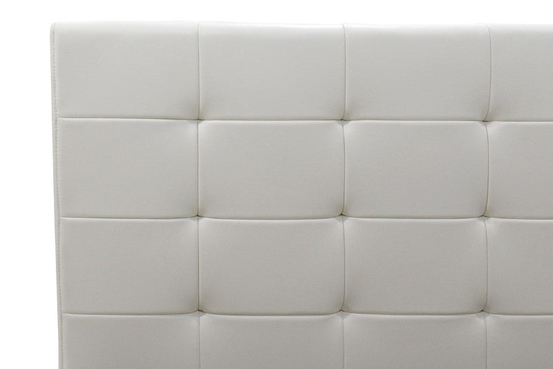 Κρεβάτι Roi pakoworld 160x200 PU λευκό ματ + αποθηκευτικό χώρο