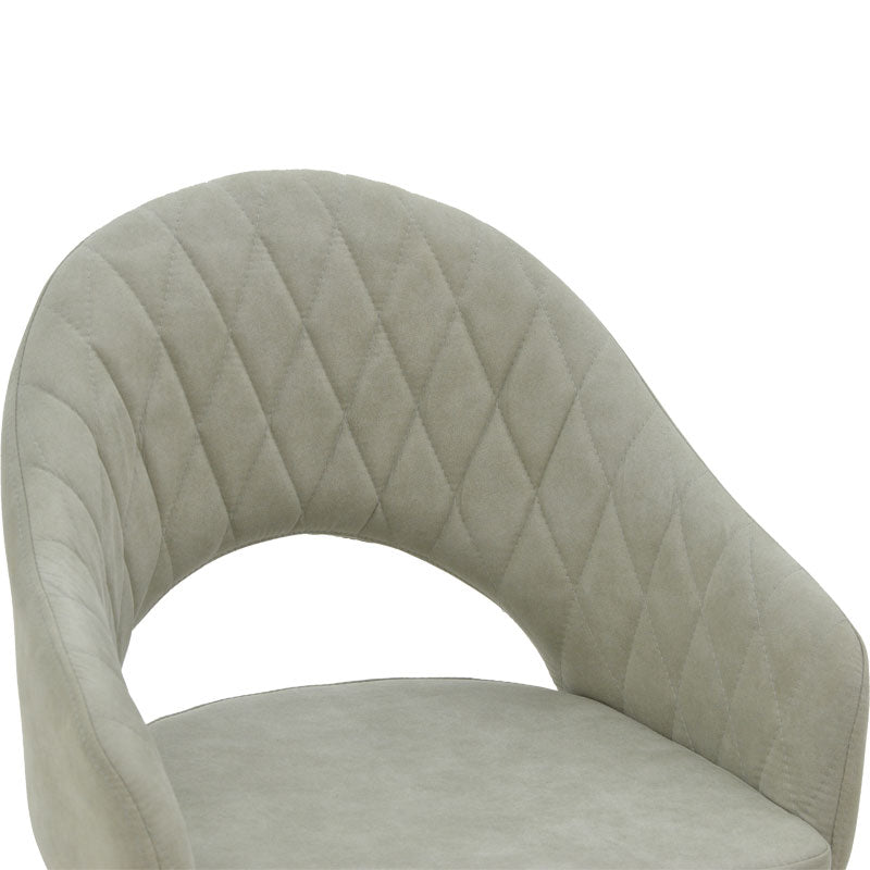 Πολυθρόνα Macie 4Life ύφασμα antique γκρι-μαύρο 58x50x85εκ