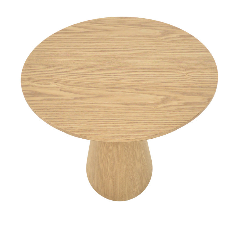 Tραπέζι Donda pakoworld mdf sonoma Φ100x76εκ