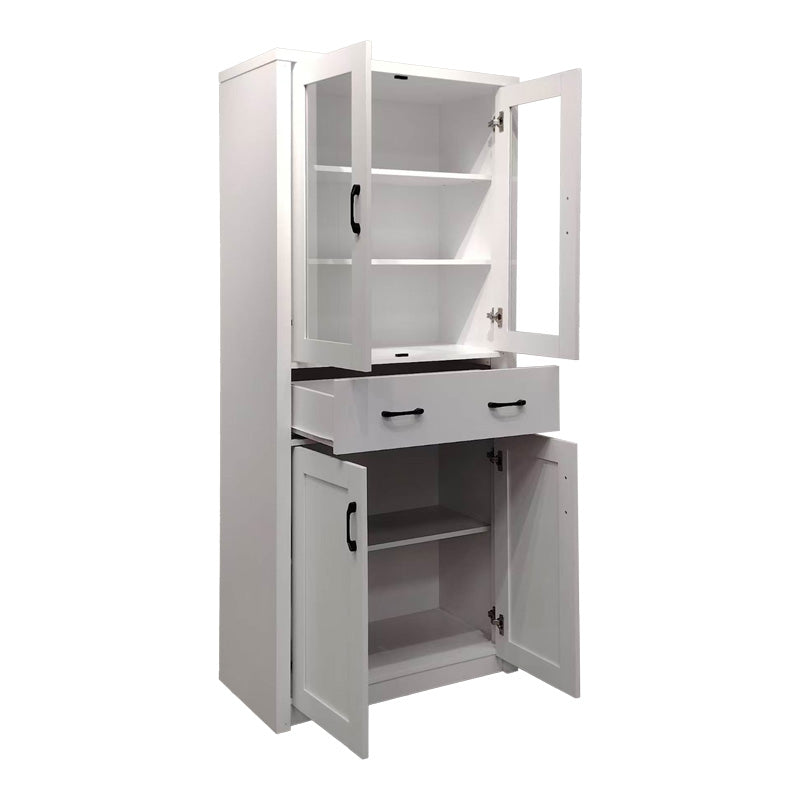 Βιτρίνα-ντουλάπα Nisso pakoworld σε λευκή απόχρωση 80x40x183.5εκ