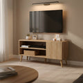 Έπιπλο τηλεόρασης Orianne pakoworld σε sonoma απόχρωση 90x32x46εκ