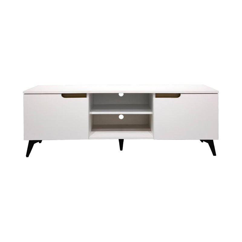 Έπιπλο τηλεόρασης Kemvio pakoworld  sonoma-λευκό 120x38x44εκ