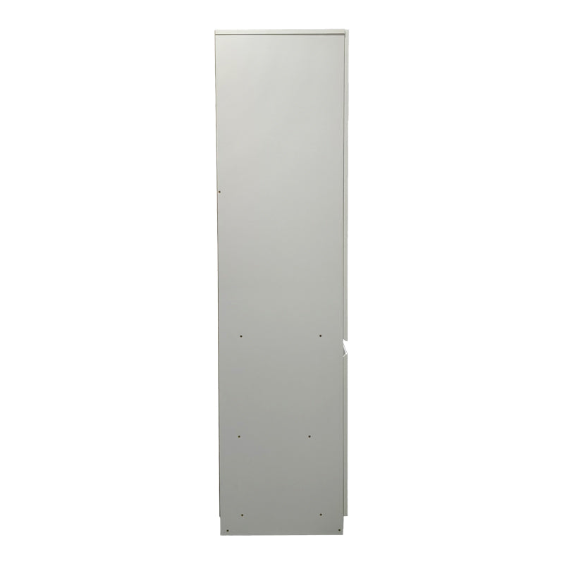 Ντουλάπα τρίφυλλη Merzia pakoworld λευκό με sonoma 120x46.5x183εκ
