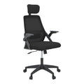 Καρέκλα γραφείου Peja pakoworld mesh ύφασμα μαύρο 58x60x107-117εκ