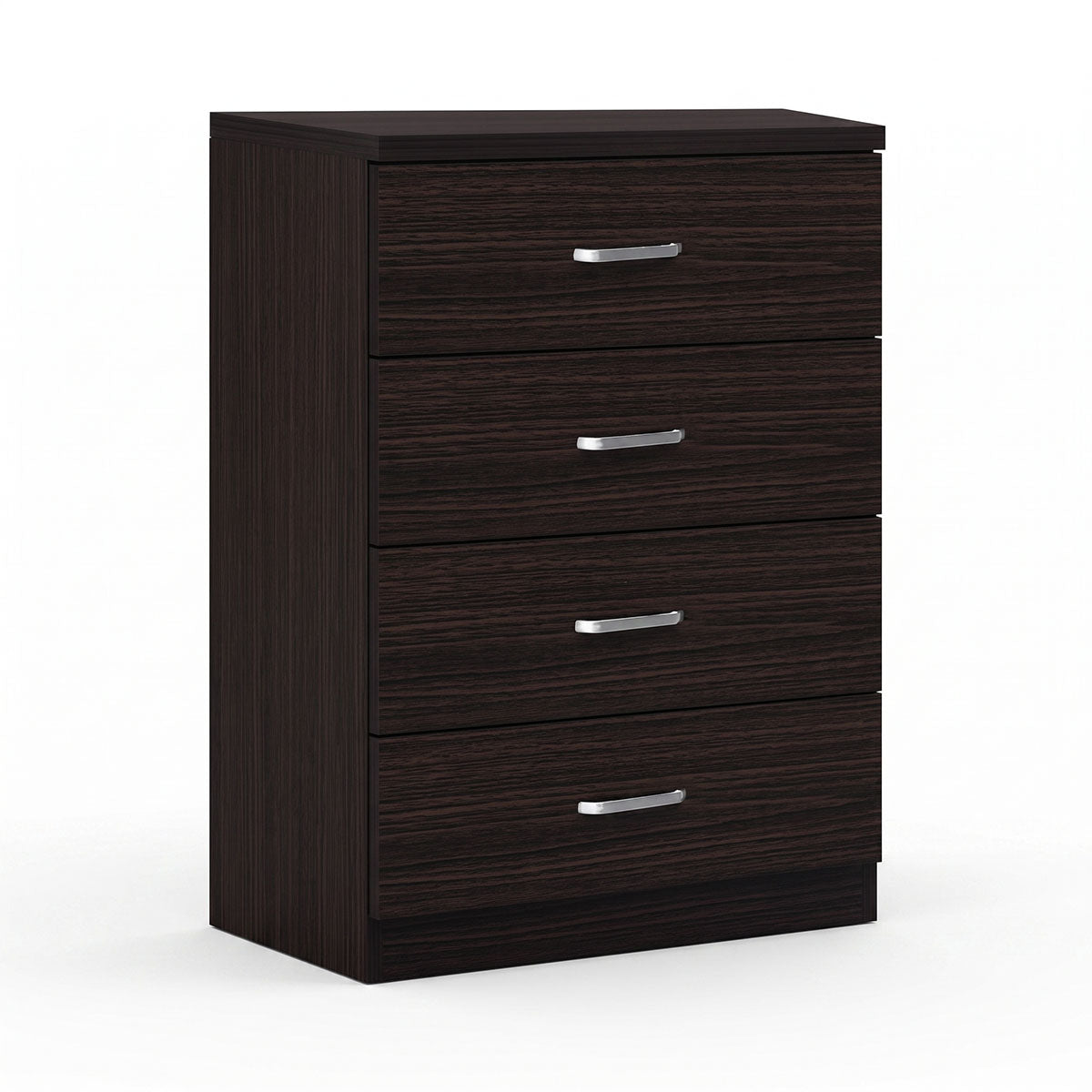 Συρταριέρα Killian pakoworld με 4 συρτάρια wenge 80x40x80εκ
