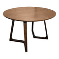 Τραπέζι Sedria pakoworld mdf καρυδί Φ120x75εκ