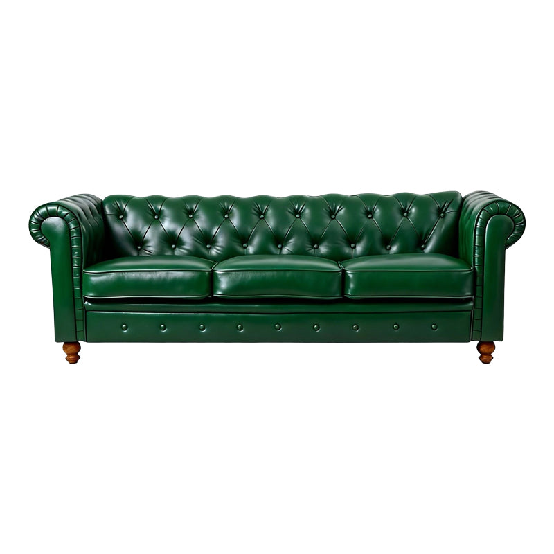Kαναπές τριθέσιος τ. Chesterfield pakoworld pu κυπαρισσί 203x84x67εκ