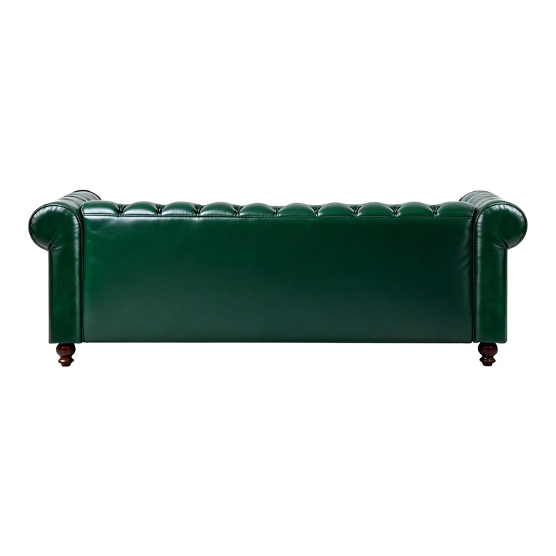 Kαναπές τριθέσιος τ. Chesterfield pakoworld pu κυπαρισσί 203x84x67εκ