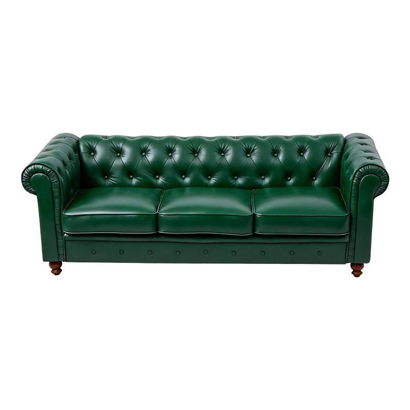 Kαναπές τριθέσιος τ. Chesterfield pakoworld pu κυπαρισσί 203x84x67εκ
