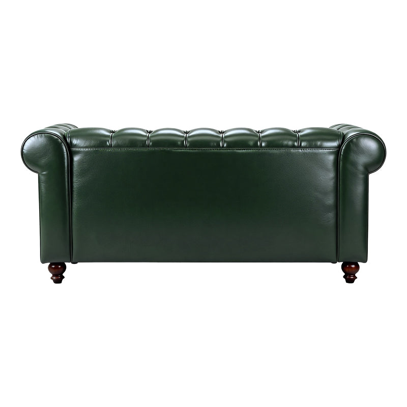 Kαναπές διθέσιος τ. Chesterfield pakoworld pu κυπαρισσί 160x84x67εκ