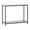 Κονσόλα Shima pakoworld oak- μαύρο μέταλλο 106x35x81εκ