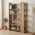 Βιβλιοθήκη Oslo pakoworld sonoma 100x32x146.5εκ