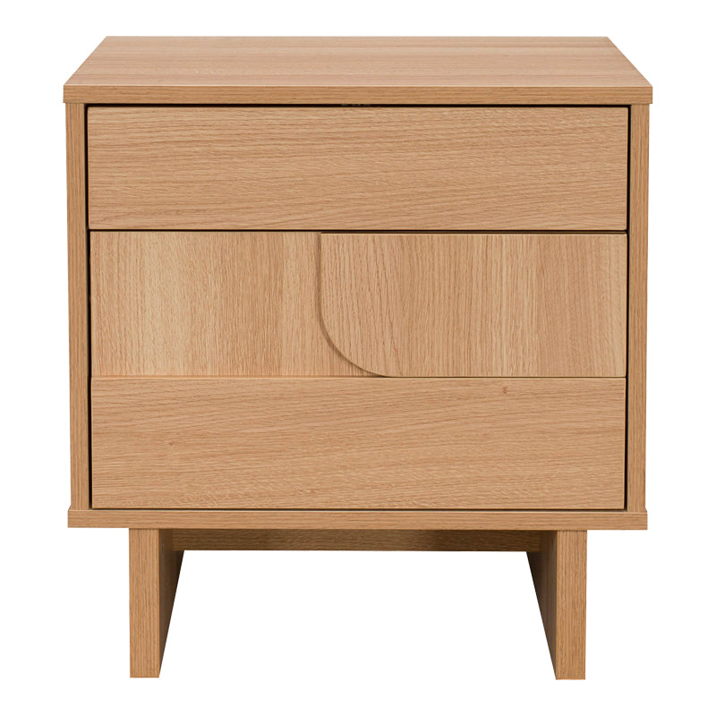 Κομοδίνο Jenfia 4Life mdf σε φυσική απόχρωση 48x39x50,5εκ
