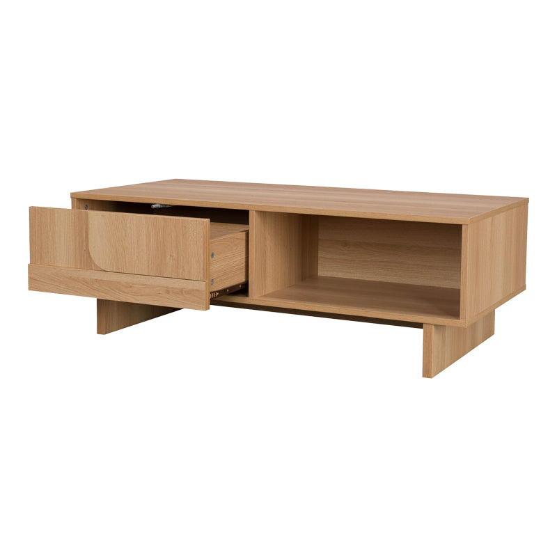 Τραπέζι σαλονιού Jenfia 4Life mdf σε φυσική απόχρωση 110x55x38,5εκ