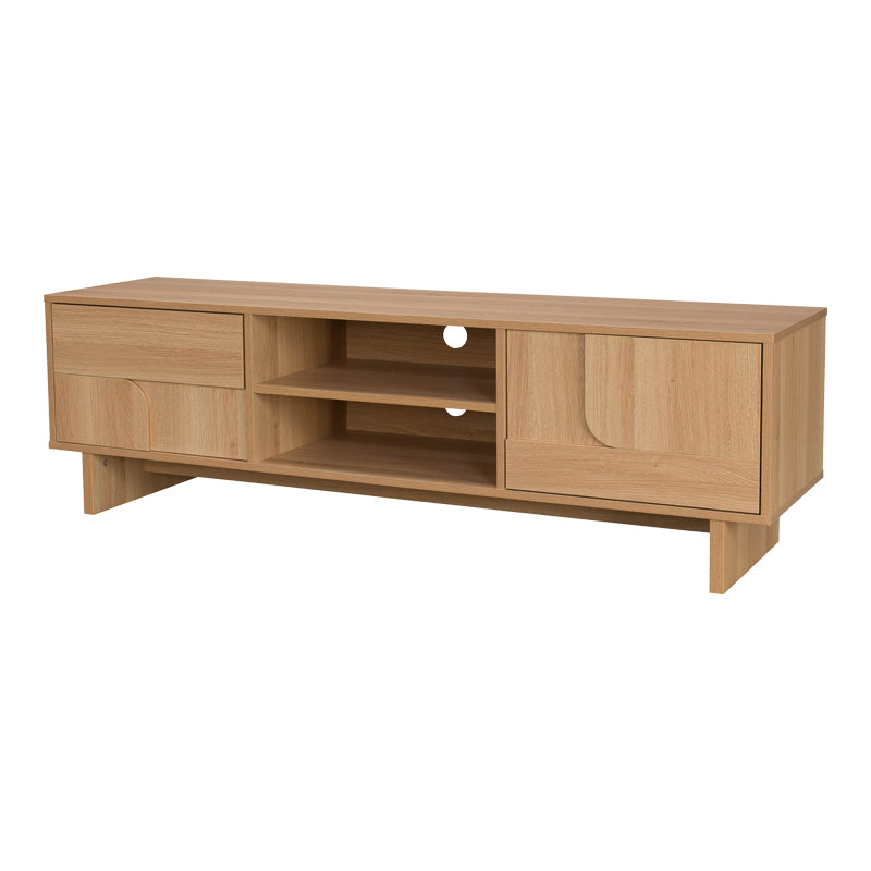 Έπιπλο τηλεόρασης Jenfia 4Life mdf σε φυσική απόχρωση 150x39x45,5εκ