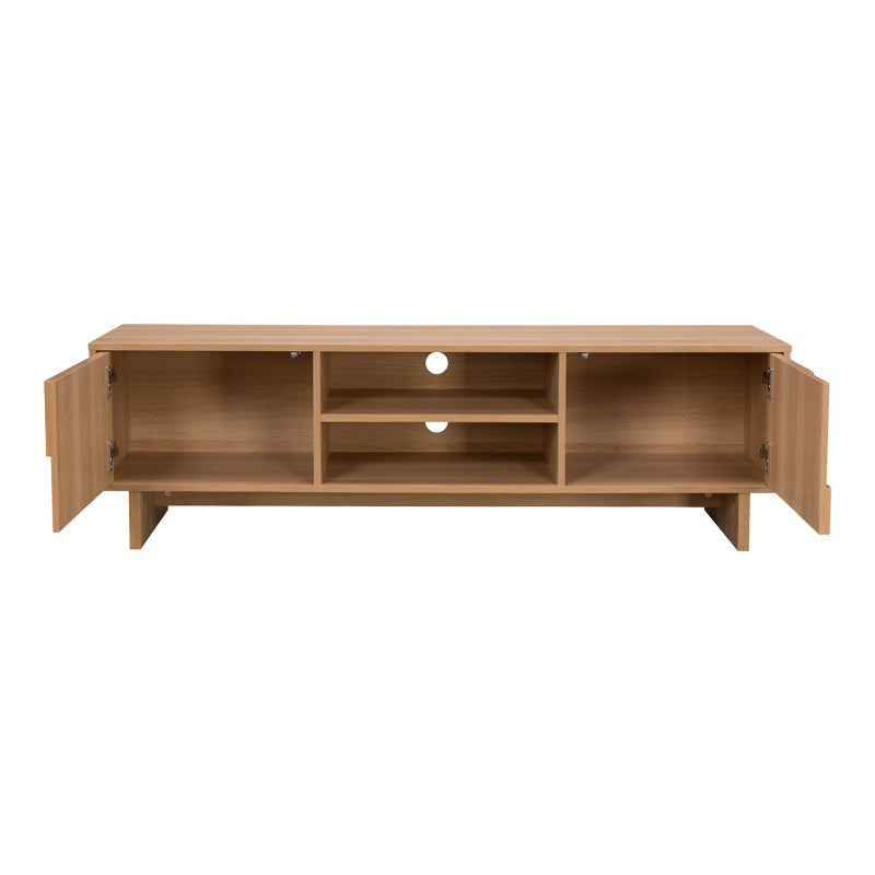Έπιπλο τηλεόρασης Jenfia 4Life mdf σε φυσική απόχρωση 150x39x45,5εκ