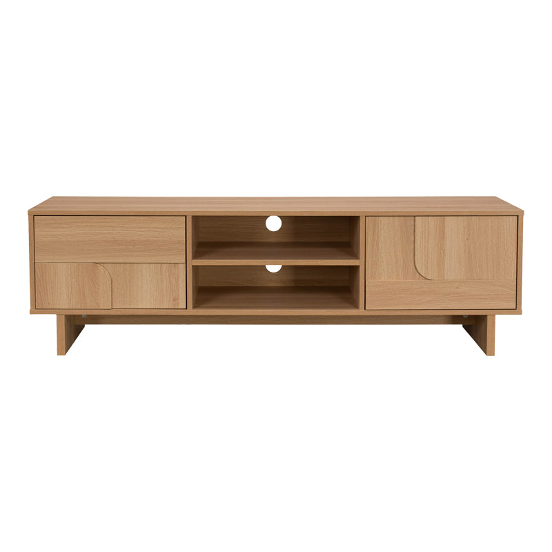 Έπιπλο τηλεόρασης Jenfia 4Life mdf σε φυσική απόχρωση 150x39x45,5εκ