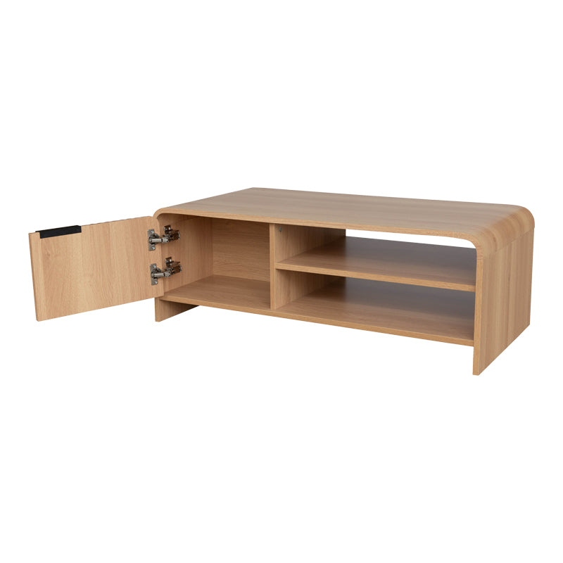 Τραπέζι σαλονιού Kelba 4Life mdf σε φυσική απόχρωση 100x50x35,5εκ