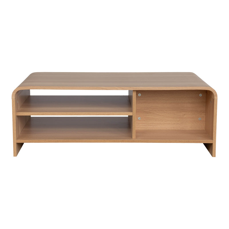 Τραπέζι σαλονιού Kelba 4Life mdf σε φυσική απόχρωση 100x50x35,5εκ