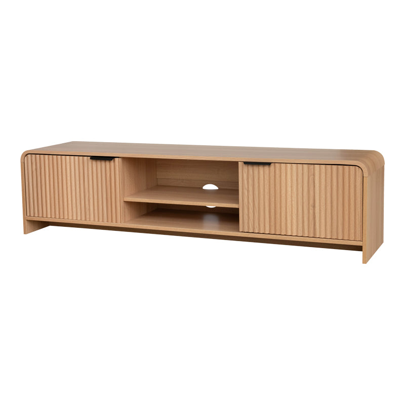Έπιπλο τηλεόρασης Anfen 4Life mdf σε φυσική απόχρωση 160x39x40,5εκ