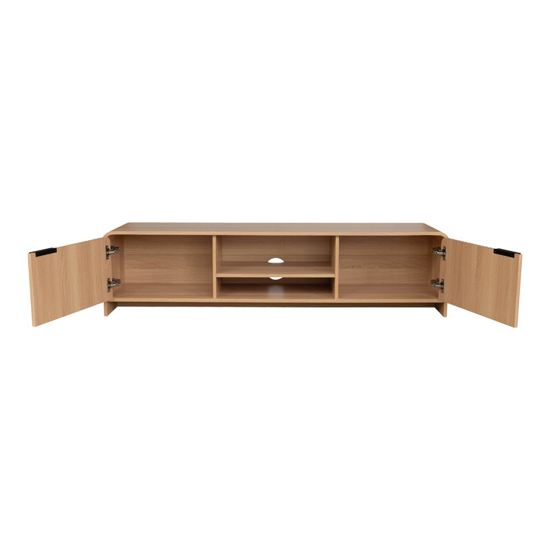 Έπιπλο τηλεόρασης Anfen 4Life mdf σε φυσική απόχρωση 160x39x40,5εκ