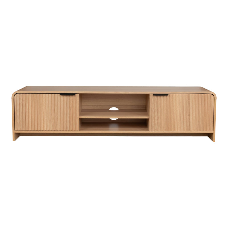 Έπιπλο τηλεόρασης Anfen 4Life mdf σε φυσική απόχρωση 160x39x40,5εκ