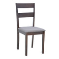 Καρέκλα Dallan pakoworld rubberwood σε καρυδί απόχρωση 40x47.5x89εκ