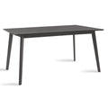 Τραπέζι Benson pakoworld MDF σε rustic grey απόχρωση 150x90x75εκ