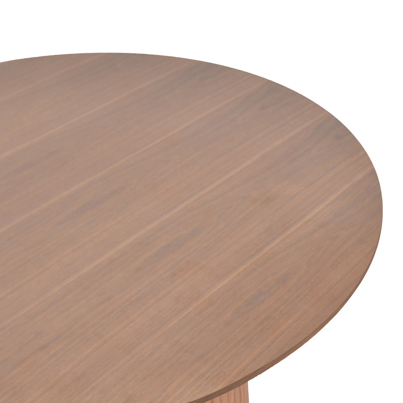 Τραπέζι σαλονιού Opols pakoworld mdf καρυδί Φ90x42εκ