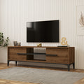 Έπιπλο τηλεόρασης Eslem pakoworld καρυδί με ανθρακί 160x34,6x48,1εκ