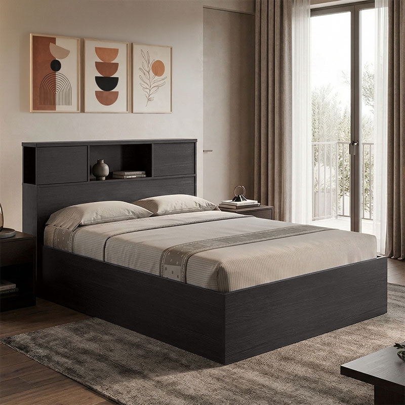 Κρεβάτι OLYMPUS pakoworld σε χρώμα wenge 120x200εκ