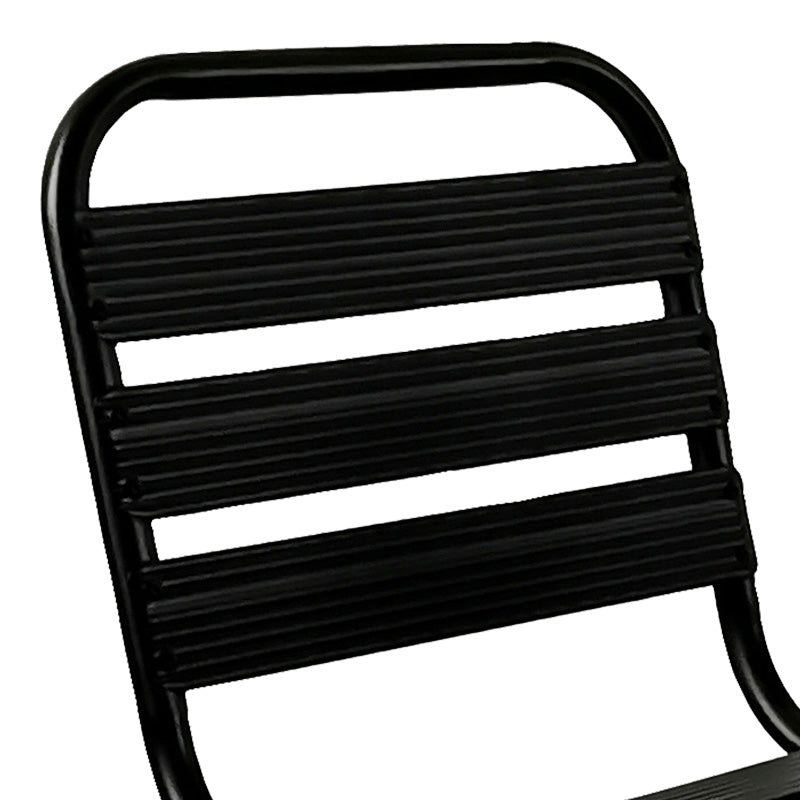 Τραπεζαρία Sussie- Watson pakoworld σετ 3τεμ μέταλλο μαύρο-γυαλί Φ60x70εκ