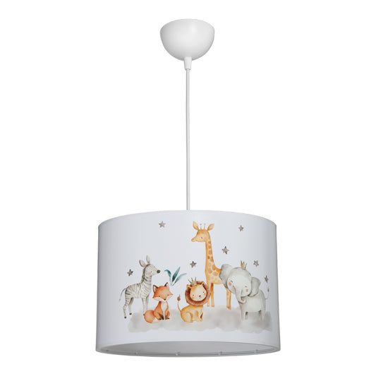 Παιδικό φωτιστικό οροφής Tots pakoworld led E27 πολύχρωμο PVC Φ30x20εκ