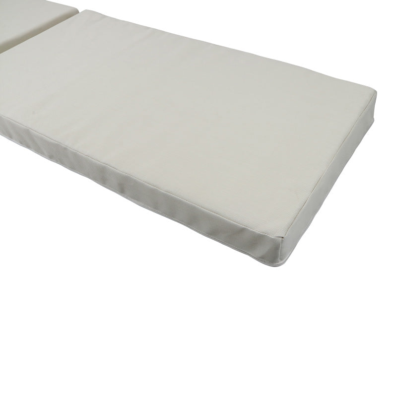 Μαξιλάρι Vertian pakoworld textilene σε μπεζ απόχρωση 58x190x10εκ