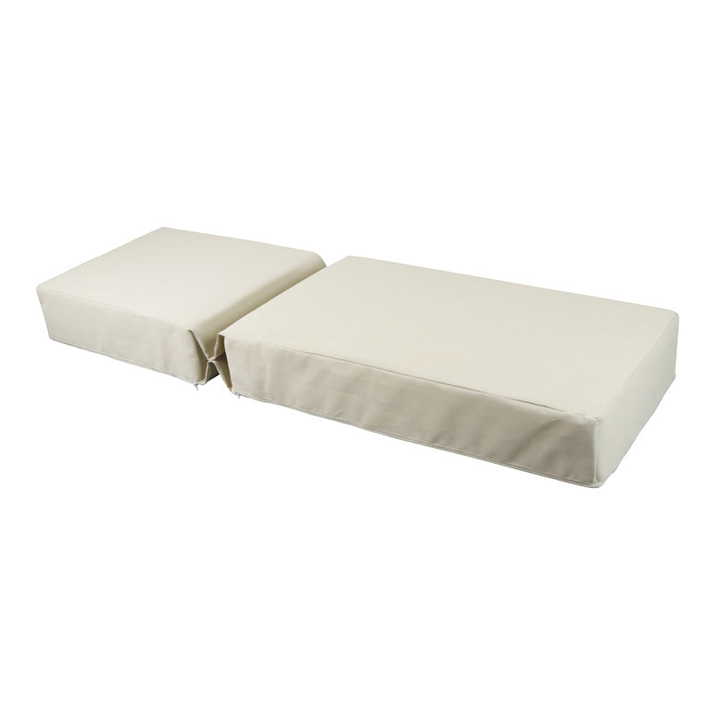 Μαξιλάρι Vertian pakoworld textilene σε μπεζ απόχρωση 58x190x20εκ
