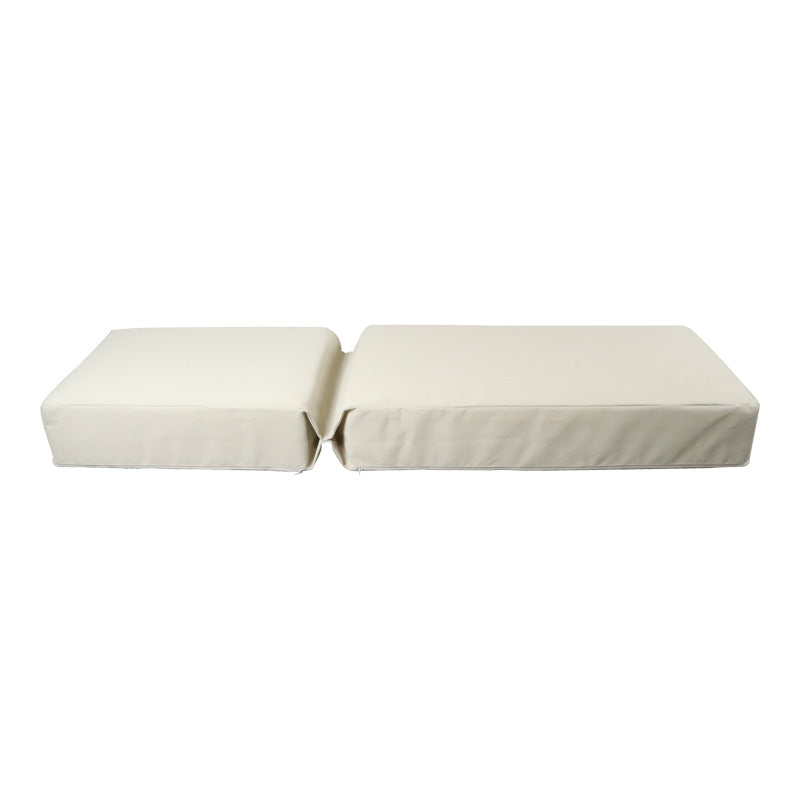 Μαξιλάρι Vertian pakoworld textilene σε μπεζ απόχρωση 58x190x20εκ