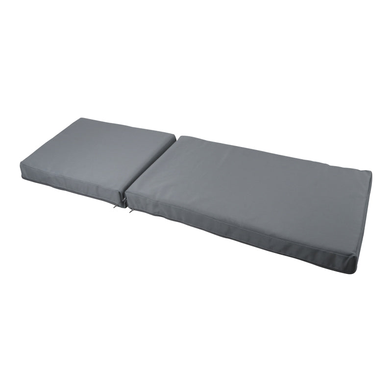 Μαξιλάρι Vertian pakoworld textilene σε ανθρακί απόχρωση 58x190x20εκ