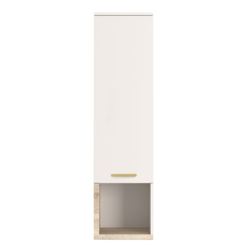 Σύνθετο σαλονιού Norda 4Life κρεμ με oak 187x40x58.4εκ
