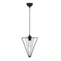 Φωτιστικό οροφής μονόφωτο Saway pakoworld E27 μαύρο 30x30x80εκ