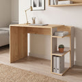 Γραφείο εργασίας Toska pakoworld σε oak- sandstone απόχρωση 114x56x76εκ