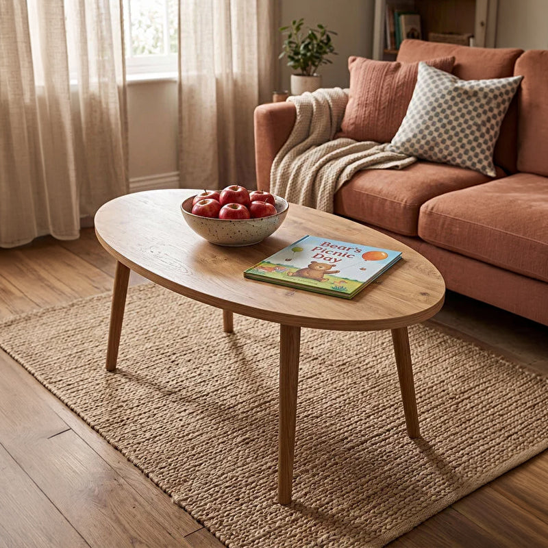 Τραπέζι σαλονιού Sartori 4Life oak 90x45x43εκ