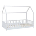 Παιδικό κρεβάτι Sleeper pakoworld τ. Montessori ξύλο πεύκου σε λευκή απόχρωση 90x190εκ