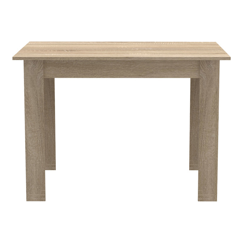 Τραπεζαρία Manka-Parker pakoworld σετ 5τεμ mdf σε μαύρη-sonoma απόχρωση 110x80x77εκ