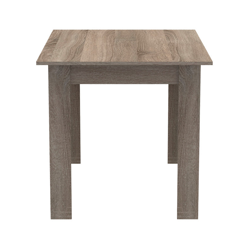Τραπεζαρία Manka-Bella pakoworld σετ 5τεμ σε sonoma truffle απόχρωση 110x80x70εκ