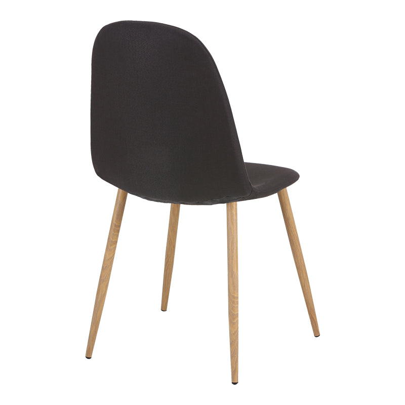 Τραπεζαρία Manka I-Bella pakoworld σετ 3τεμ σε sonoma truffle απόχρωση 80x80x77εκ