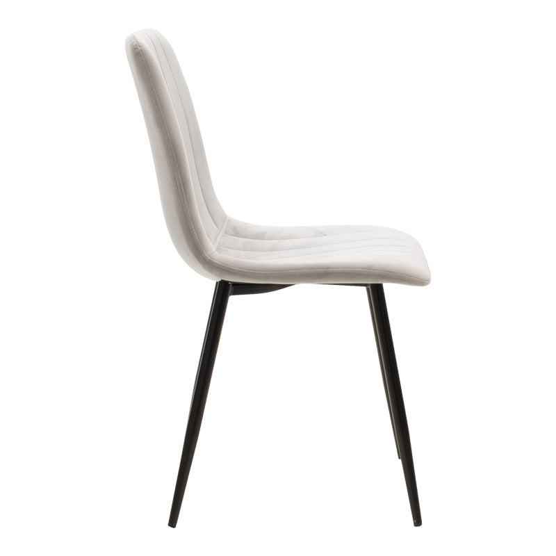 Τραπεζαρία Natali-Noor pakoworld σετ 5τεμ MDF μαύρο-γκρι-πόδια φυσικό 120x80x76εκ
