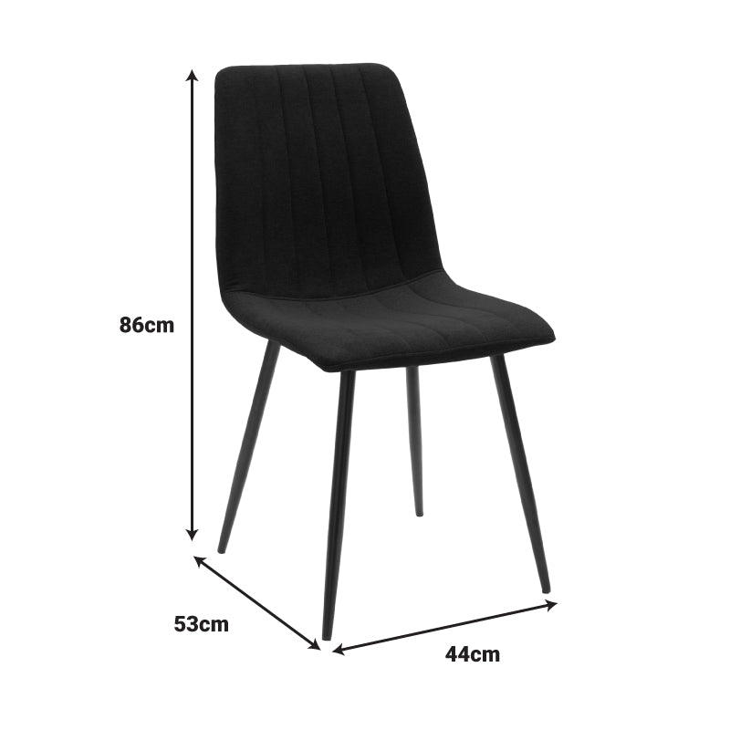 Τραπεζαρία Natali-Noor pakoworld σετ 5τεμ MDF γκρι-λευκό-πόδια φυσικό 120x80x76εκ