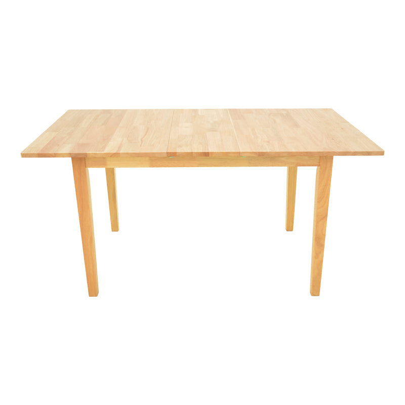 Τραπεζαρία Dallan Country pakoworld 5τεμ σε φυσική απόχρωση rubberwood 120-150x80x74εκ